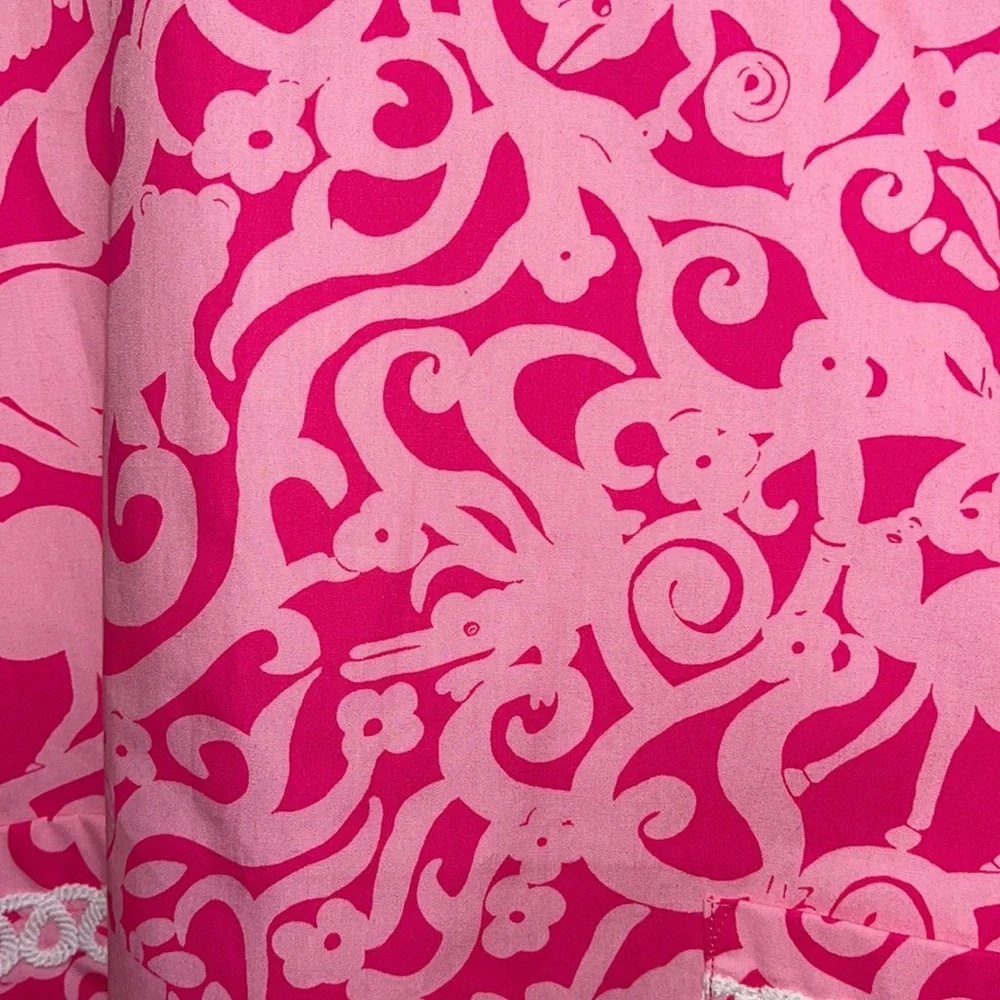 NWT Pink Lilly Pulitzer Animal Silhouette Shift Dress with Pockets - Picture 8 of 8